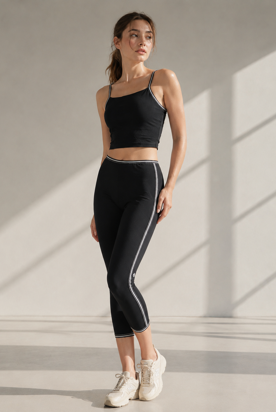 Women's Jersey Bias Capri Made in USA