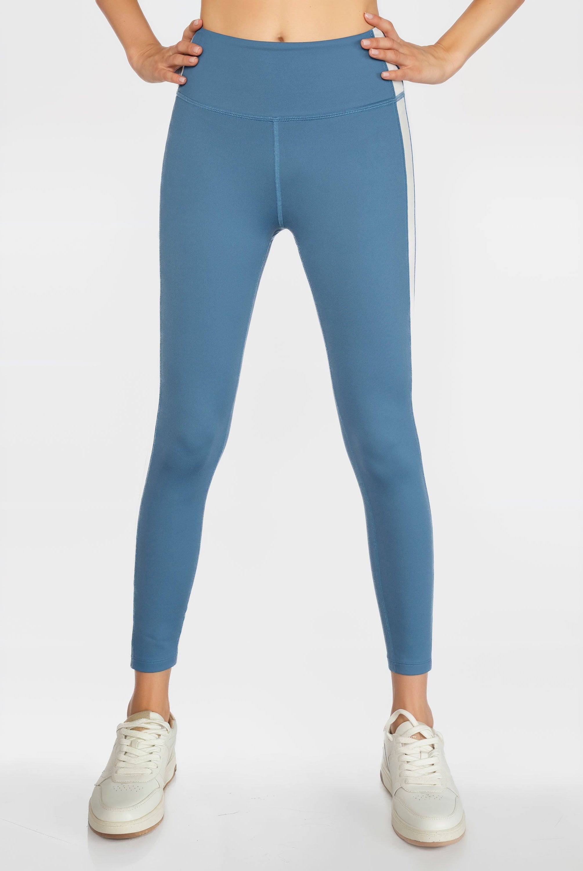 Women's Side Split Yoga Leggings Made in USA detail view 4