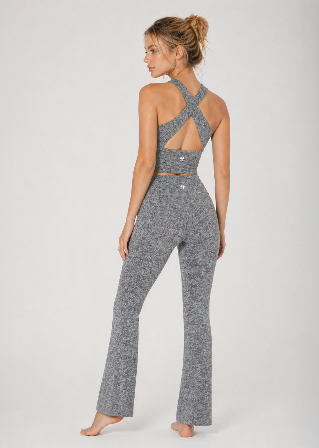 Women's Crossline Yoga 2-Piece Set Made in USA side view