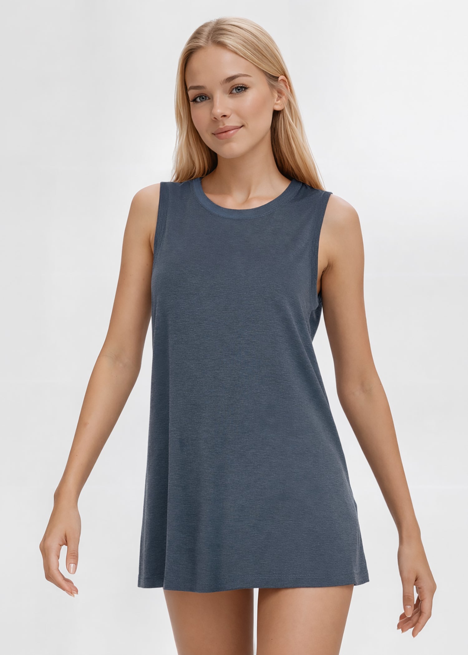 Women's Relaxed Fit Tank Made in USA detail view 5