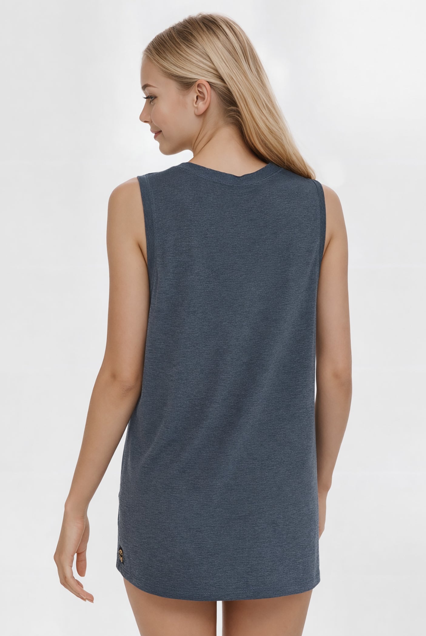 Women's Relaxed Fit Tank Made in USA detail view 4