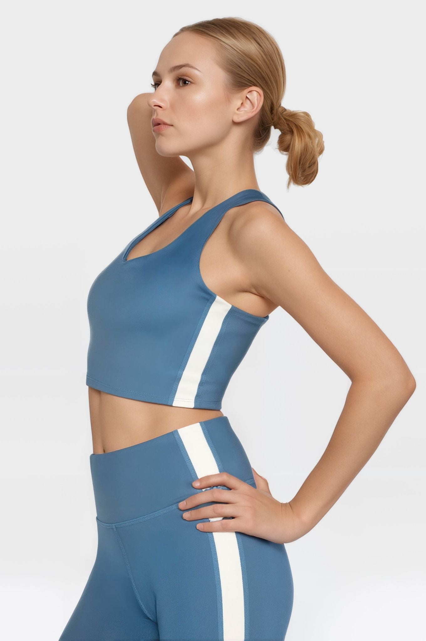Women's Side Split Studio 2-Piece Set Made in USA detail view 14