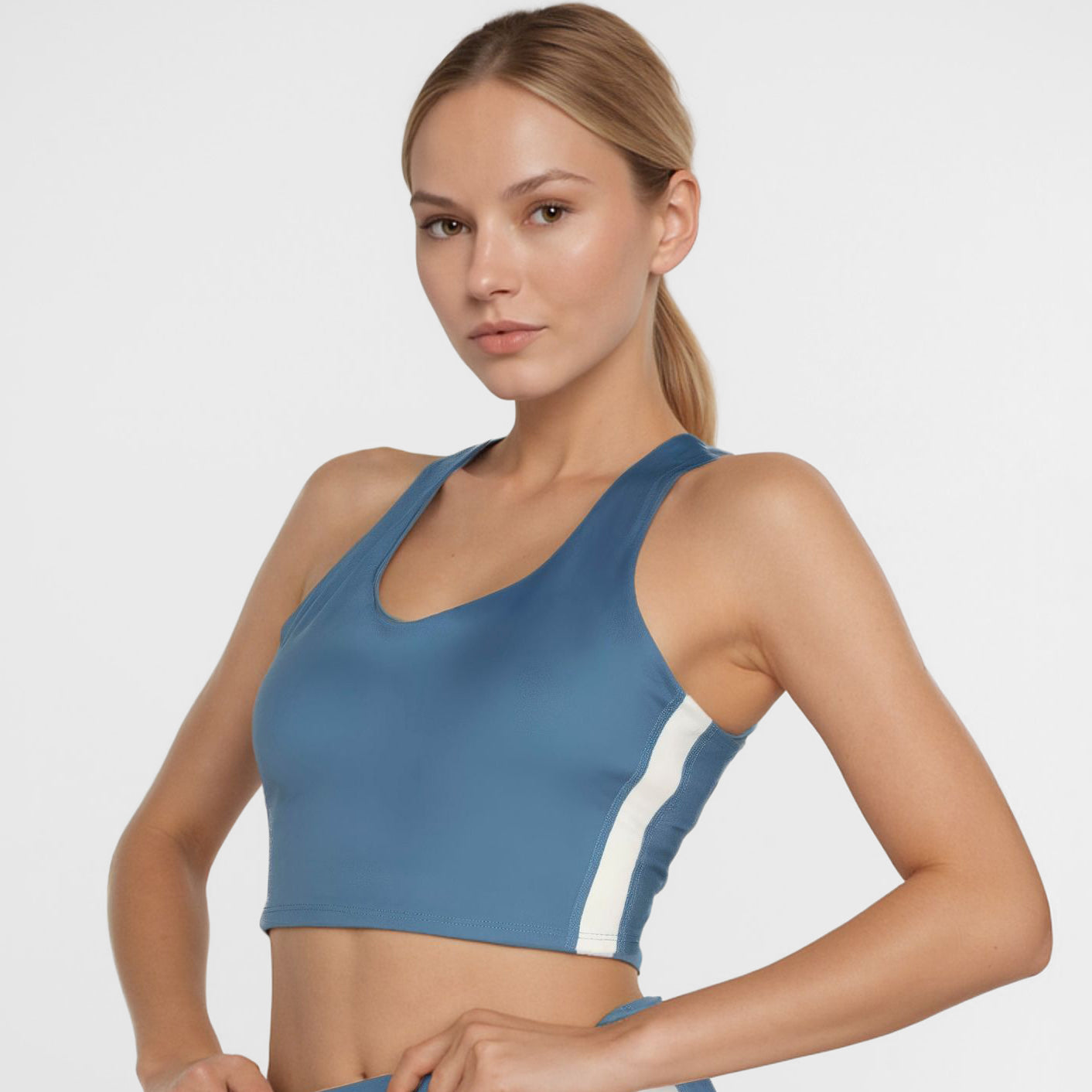 Women's Side Split Studio 2-Piece Set Made in USA detail view 4