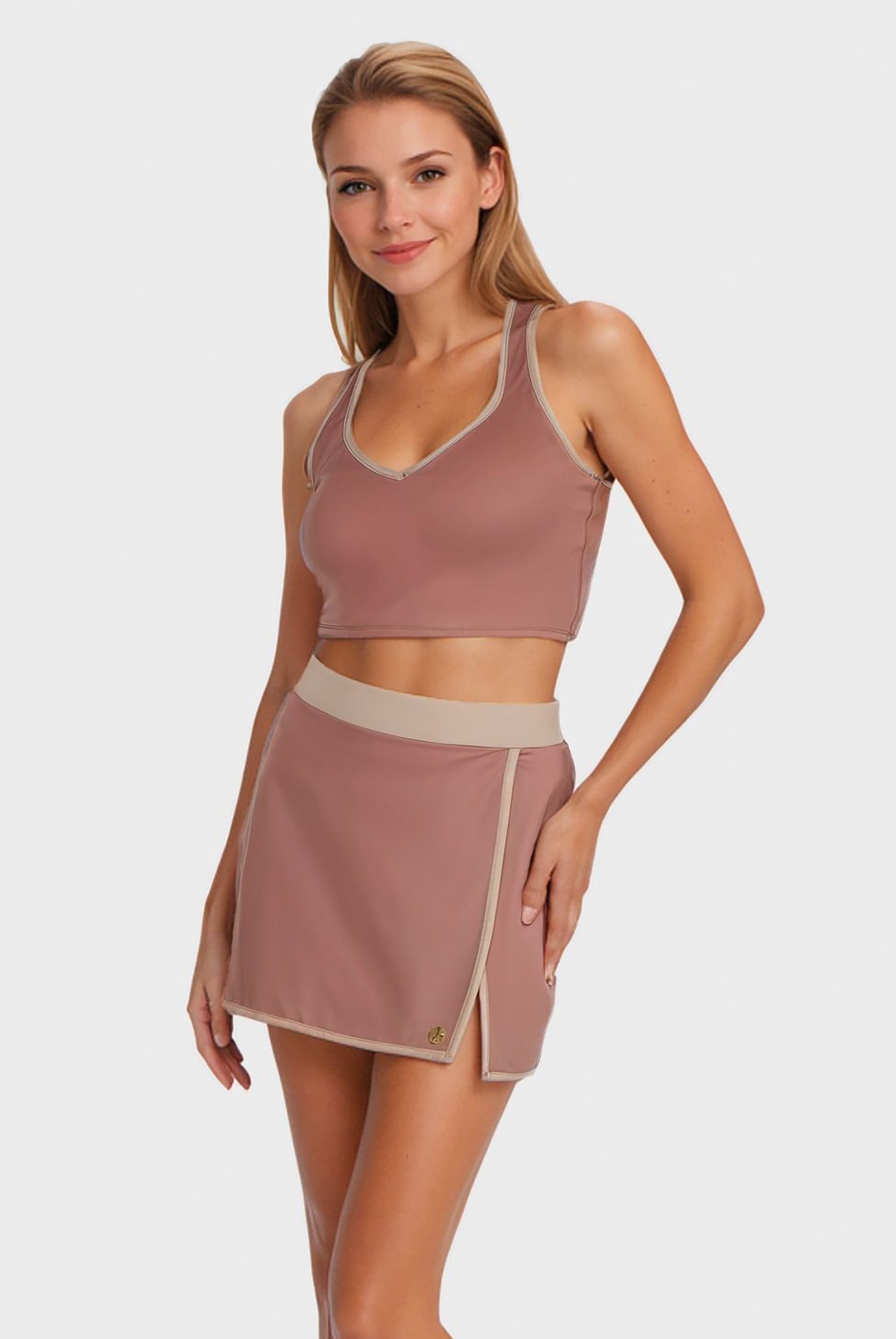 Women's Built-in Shorts Golf Skirt Made in USA detail view 3