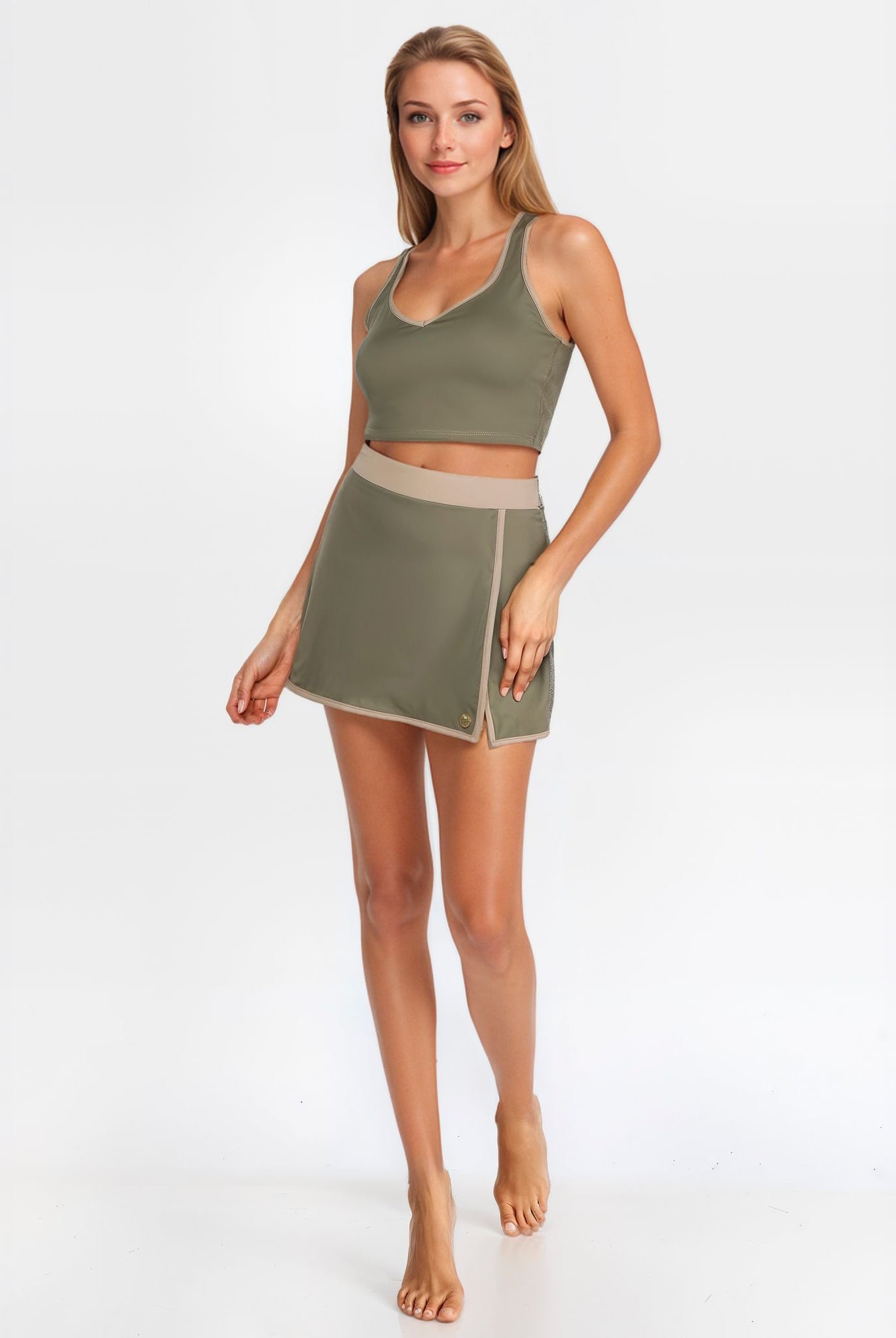 Women's Golf 2-Piece Set Made in USA side view