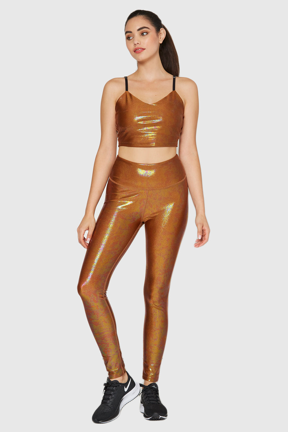 Women's Point Back Leggings Made in USA detail view 9