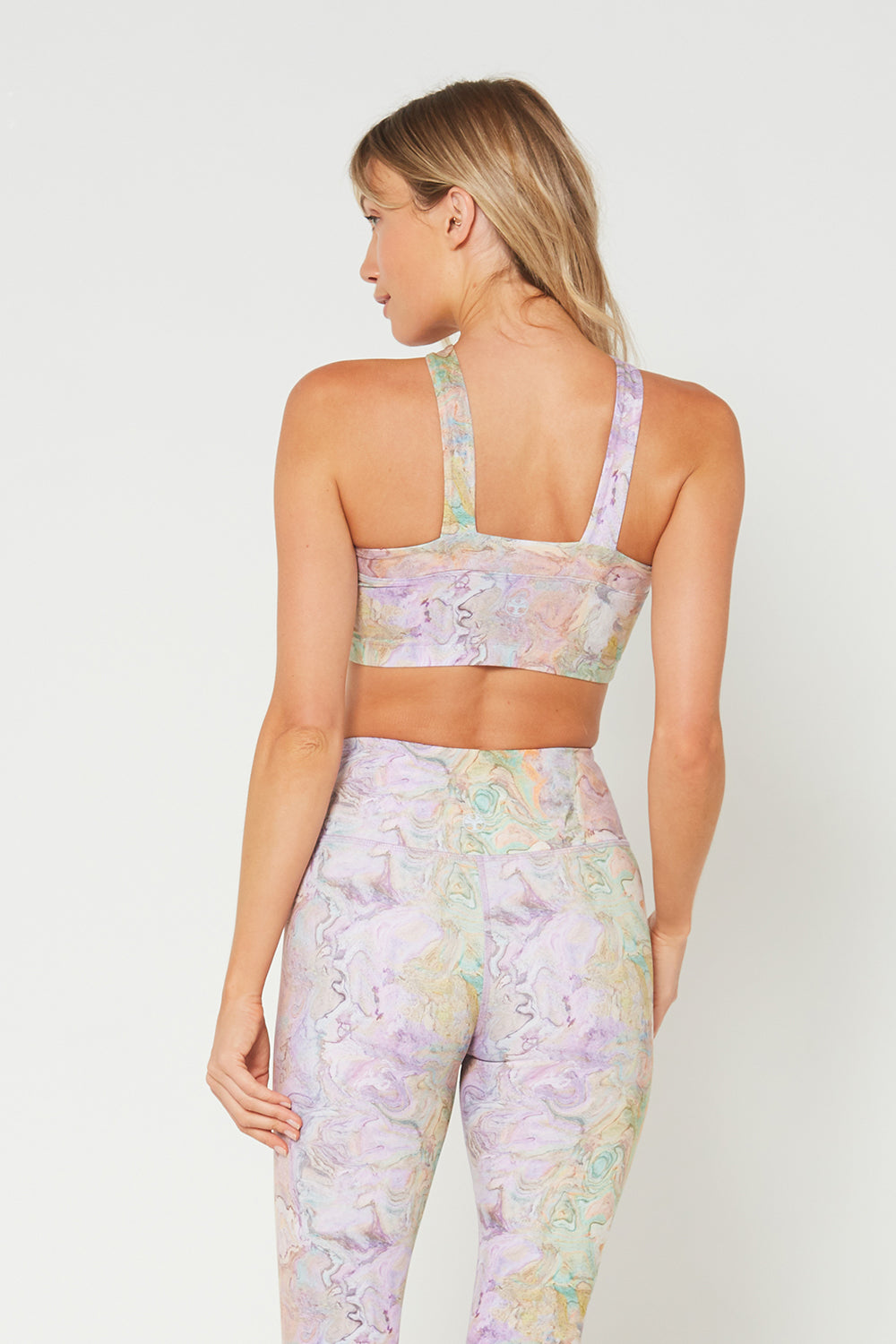 Women's Pastel Marble 2-Piece Set Made in USA detail view 2