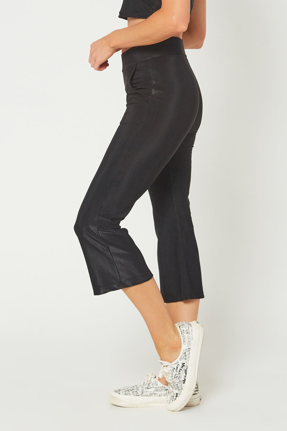 Women's Ribbed Studio 2-Piece Set Made in USA back view