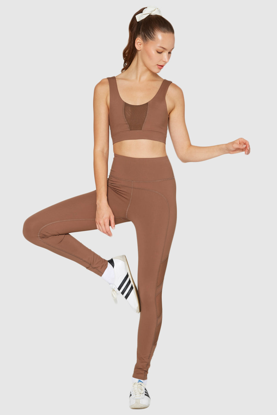 Women's Speed Mesh Legging Made in USA detail view 1