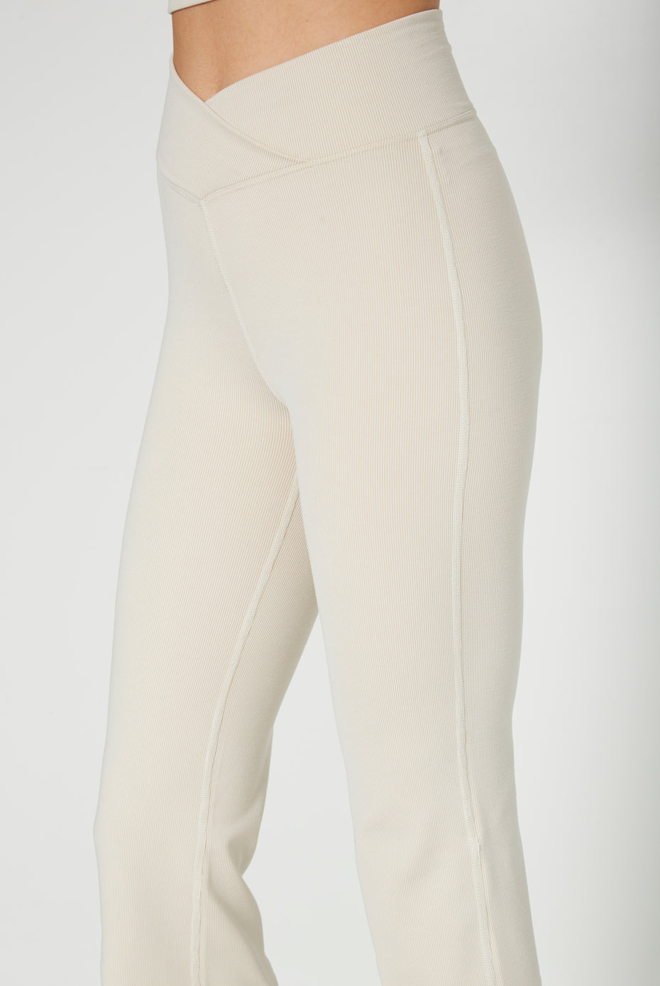 Women's Cross Front Flare Yoga 2-Piece Set Made in USA detail view 14
