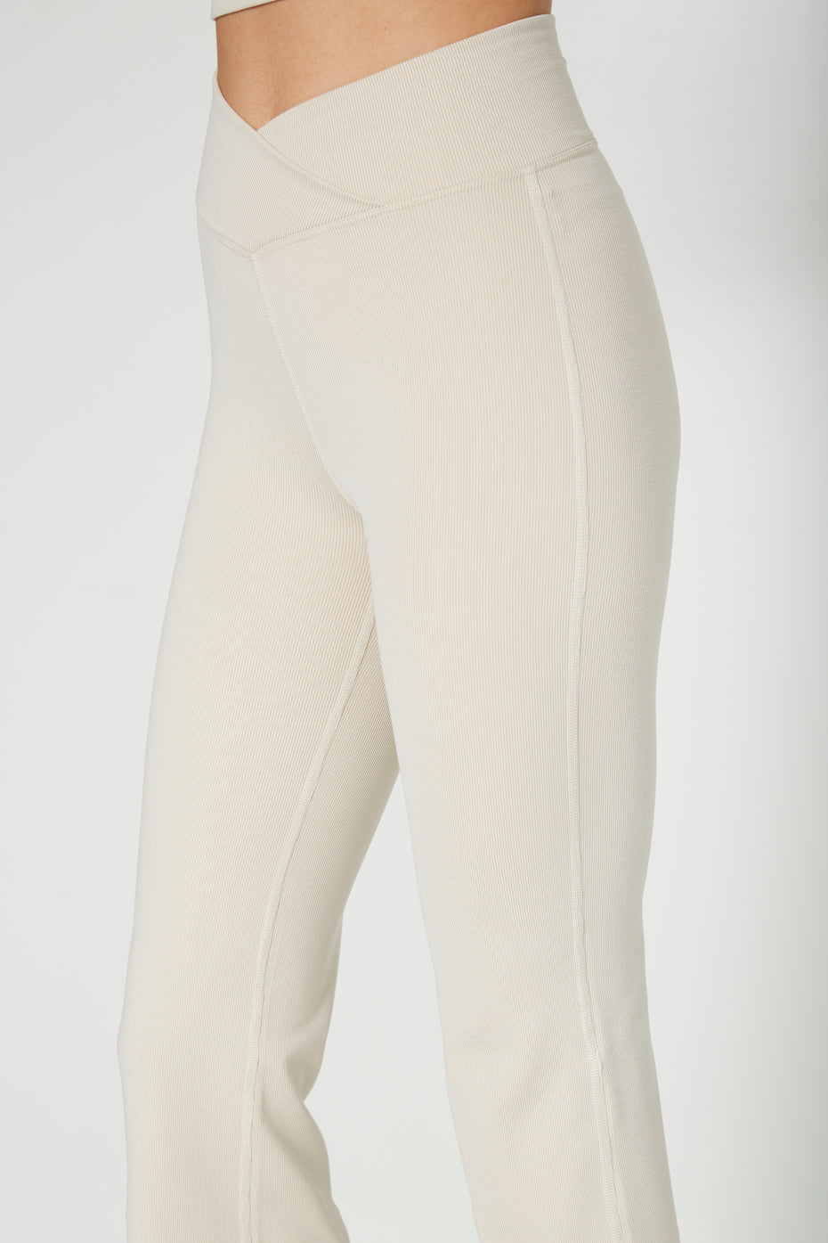 Women's Cross Front Flare Yoga 2-Piece Set Made in USA detail view 14