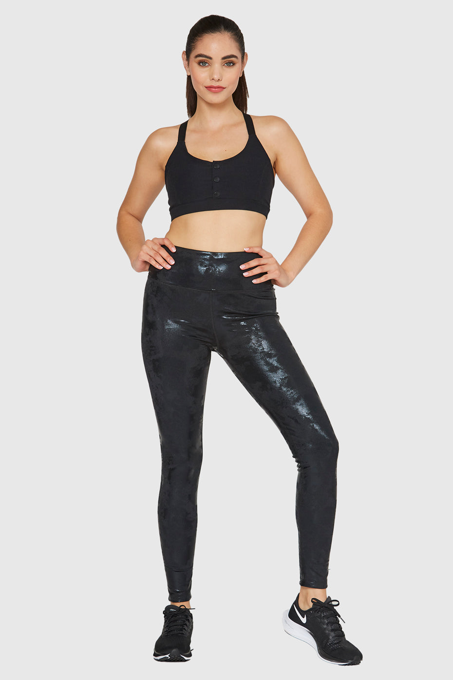 Women's Point Back Leggings Made in USA detail view 6