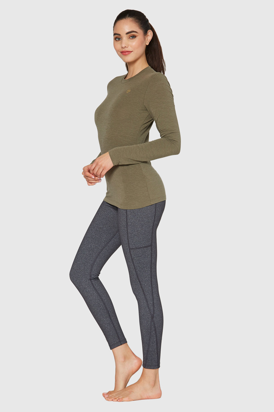 Women's Classic Crew Long Sleeve Made in USA detail view 16