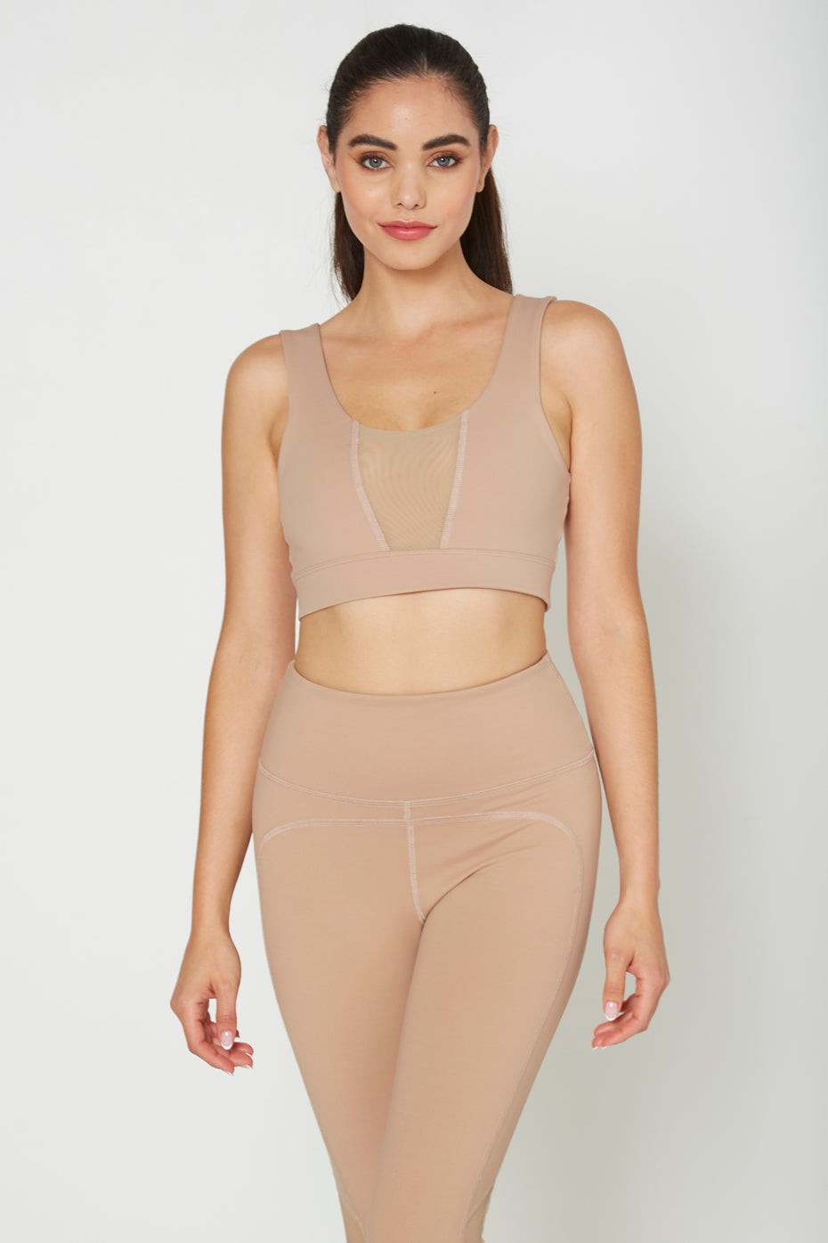 Women's Slim Mesh Bra Top Made in USA detail view 6