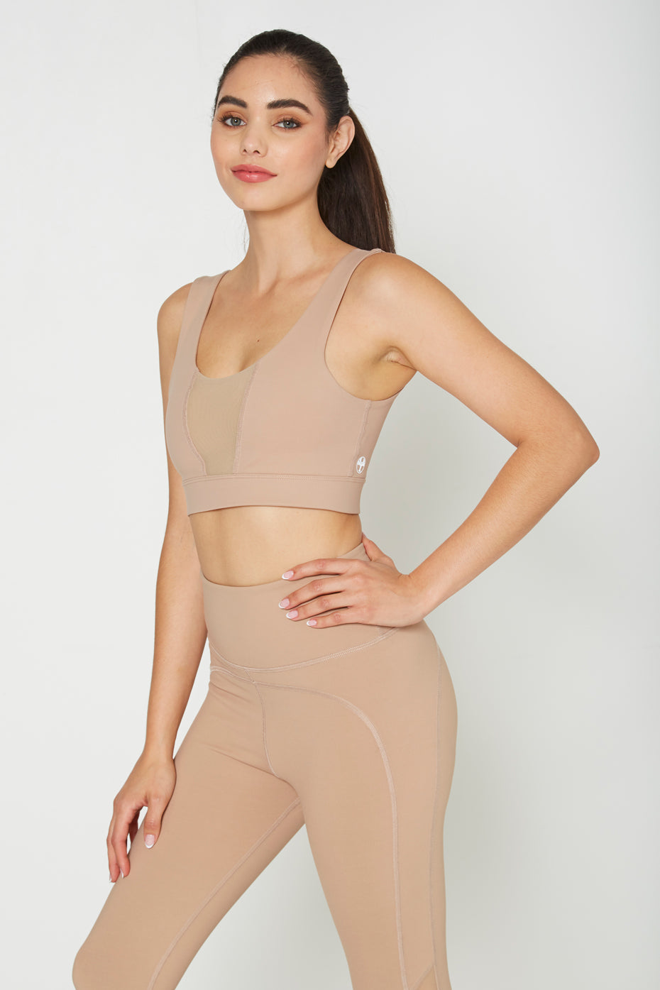 Women's Slim Mesh Bra Top Made in USA detail view 8