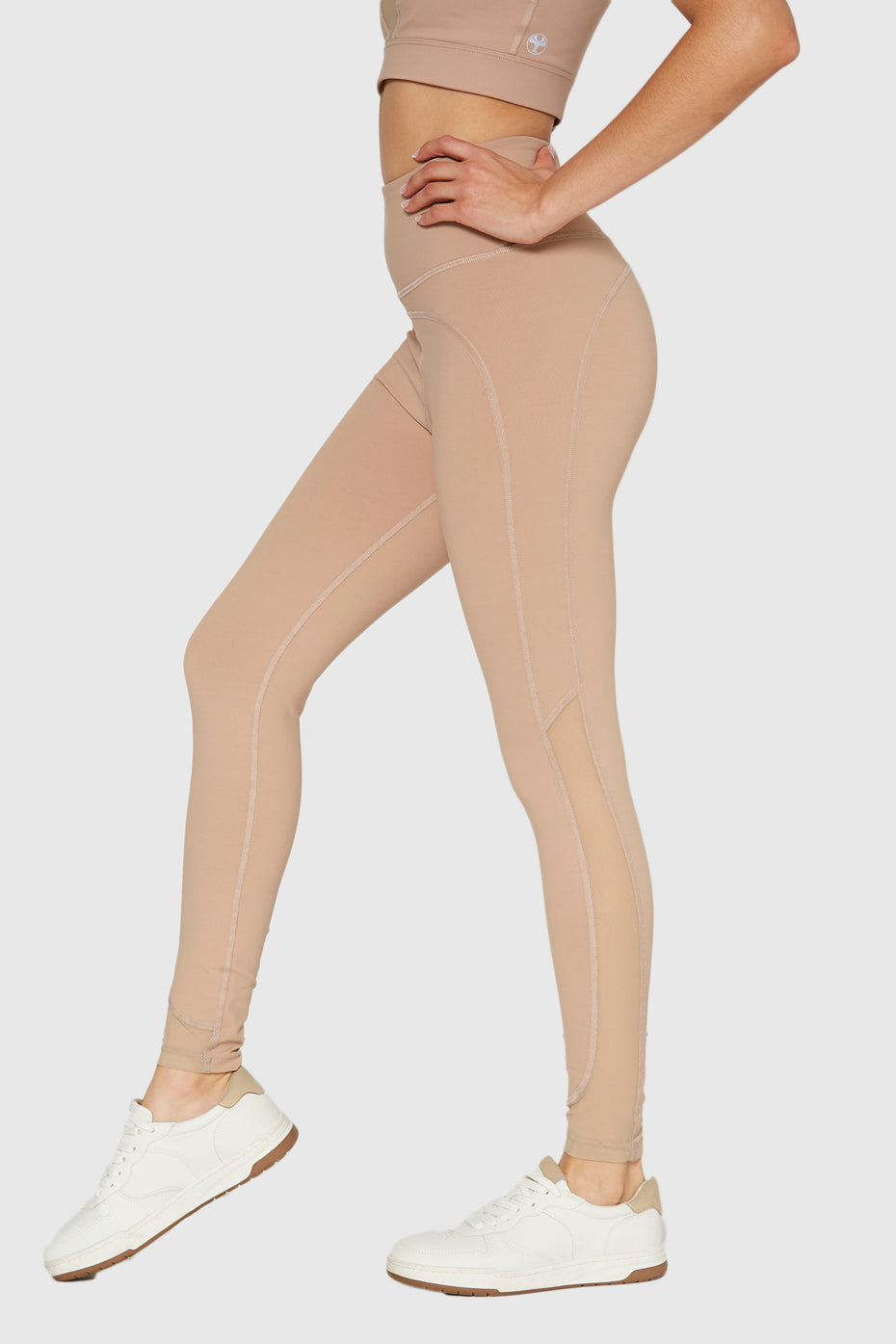Women's Slim Mesh Yoga 2-Piece Set Made in USA detail view 11