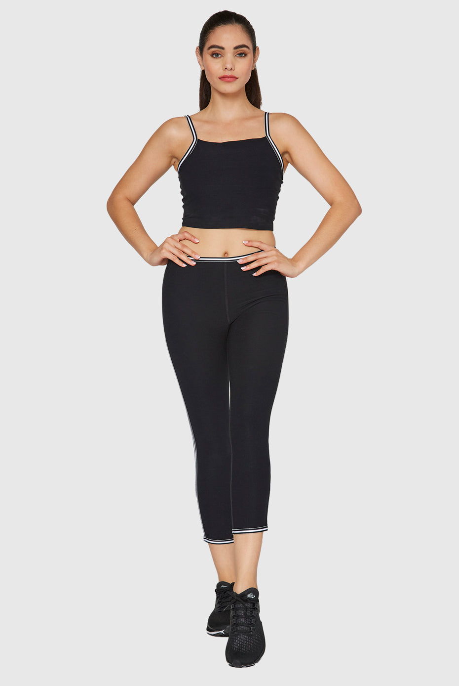 Women's Jersey Bias Capri Made in USA detail view 3