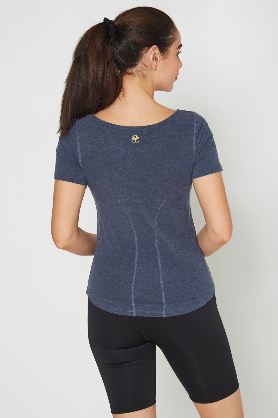 Women's Essential Stretch Tee Made in USA detail view 10