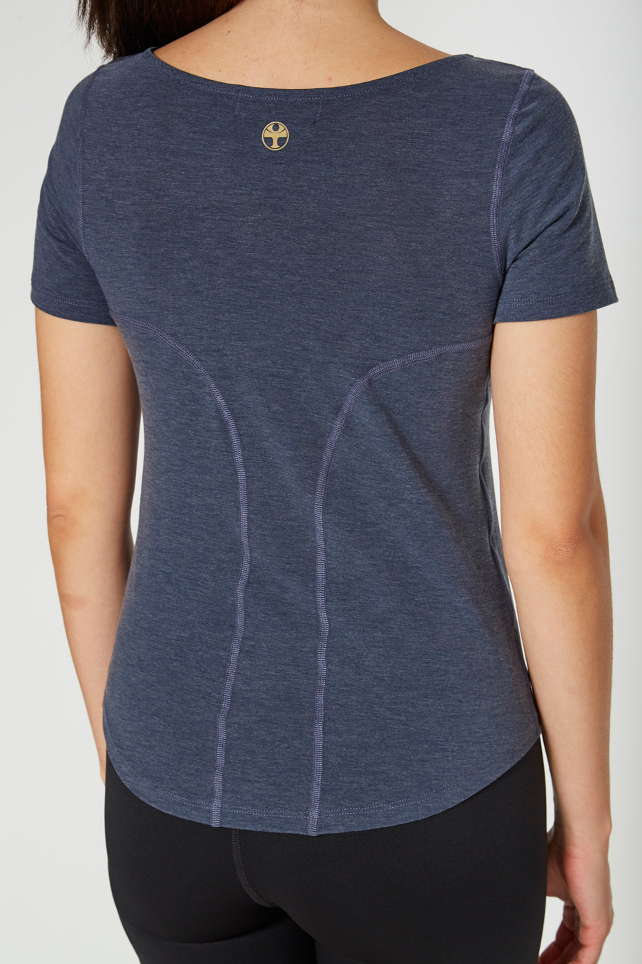 Women's Essential Stretch Tee Made in USA detail view 12