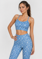 Women's Trophy Yoga Logo Denim 2-Piece Set Made in USA detail view 4
