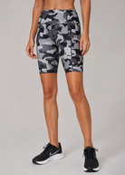 Women's Camo Biker Shorts Made in USA detail view 6