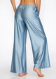 Women's Matte Satin Lounge Pants Made in USA detail view 7
