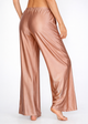 Women's Matte Satin Lounge Pants Made in USA detail view 3