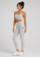 Women's Stretch Heather Pocket Legging Made in USA detail view 12