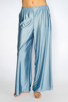 Women's Matte Satin Lounge Pants Made in USA detail view 6