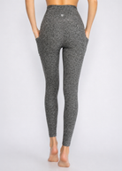 Women's Heather Pocket Leggings Made in USA detail view 11