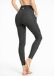 Women's Heather Pocket Leggings Made in USA side view