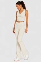 Women's Cross Front Flare Yoga 2-Piece Set Made in USA detail view 9