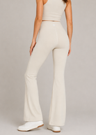 Women's Cross Front Flare Yoga 2-Piece Set Made in USA detail view 13