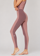 Women's Two Tone Yoga 2-Piece Set Made in USA detail view 4