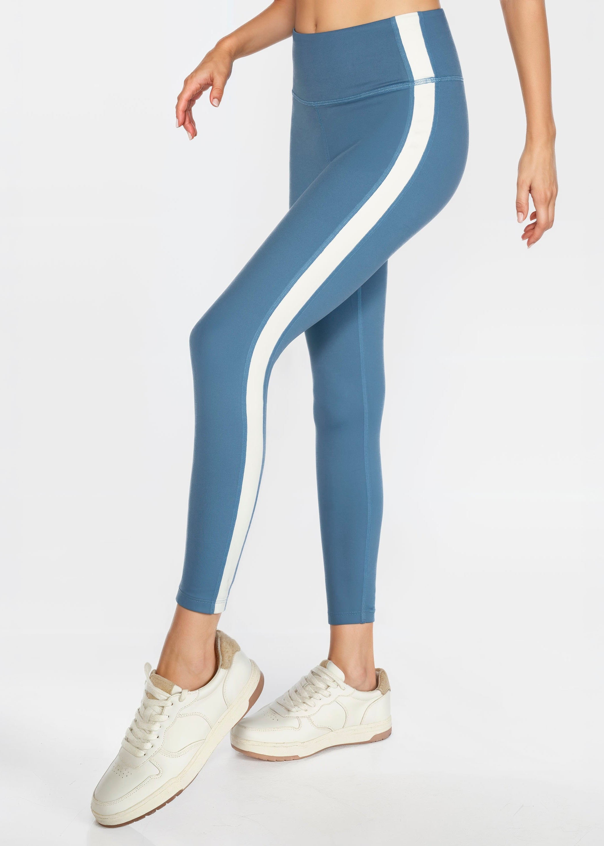 Women's Side Split Yoga Leggings Made in USA detail view 5