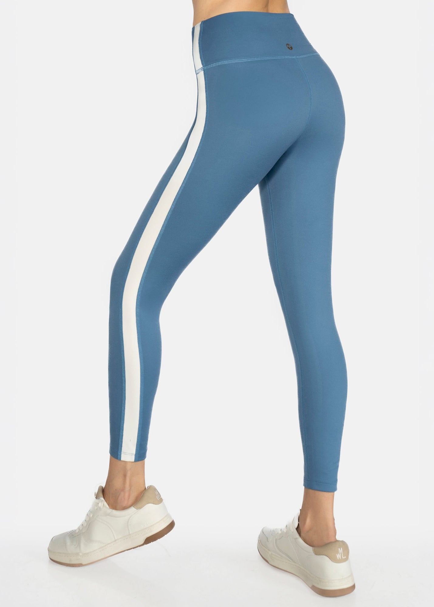 Women's Side Split Yoga Leggings Made in USA detail view 6