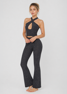 Women's Soft Heather Crossline Flare Set detail view 3
