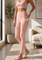 Women's Stretch Heather Pocket Legging Made in USA