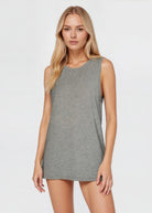 Women's Relaxed Fit Tank Made in USA front view