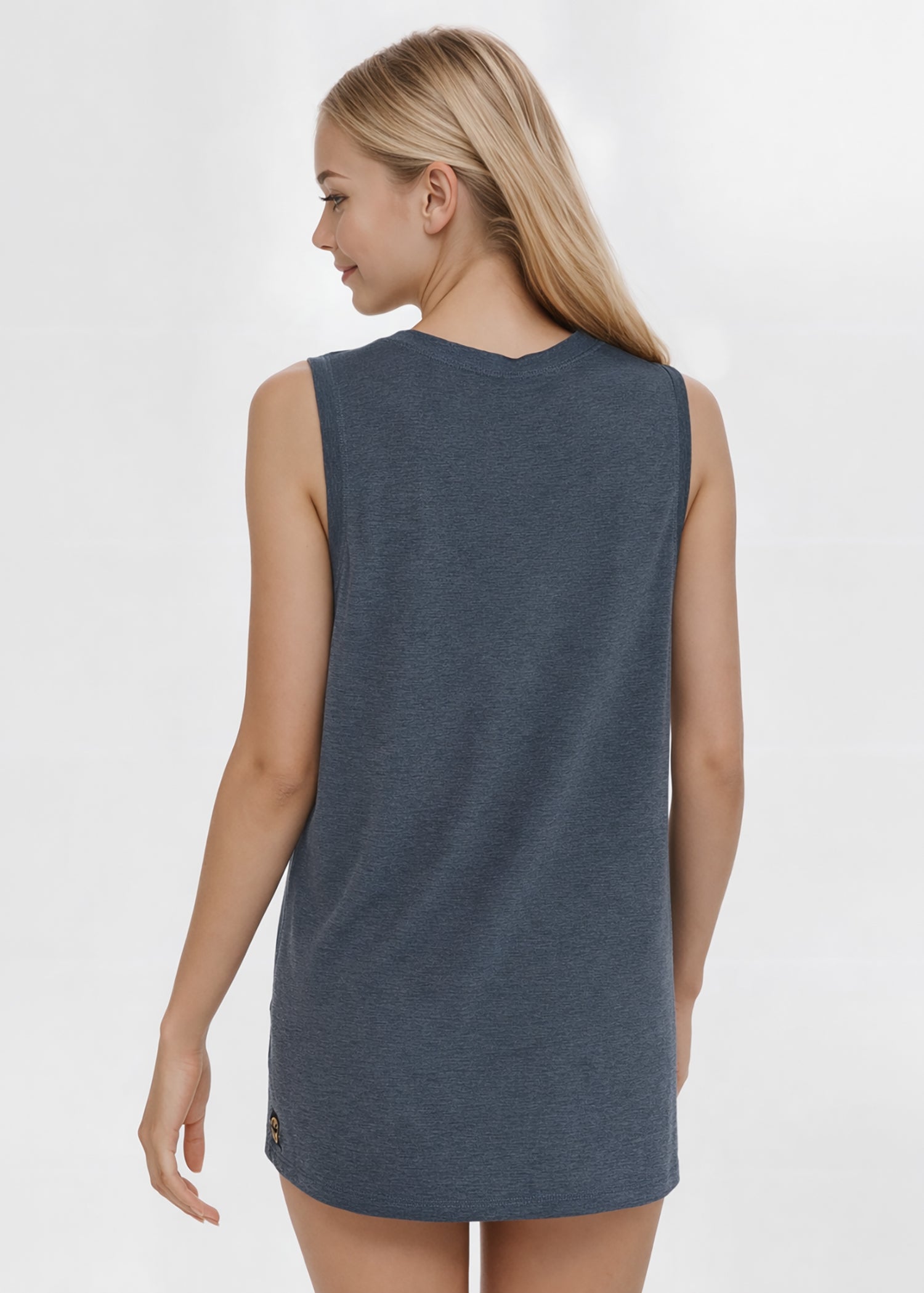 Women's Relaxed Fit Tank Made in USA detail view 4