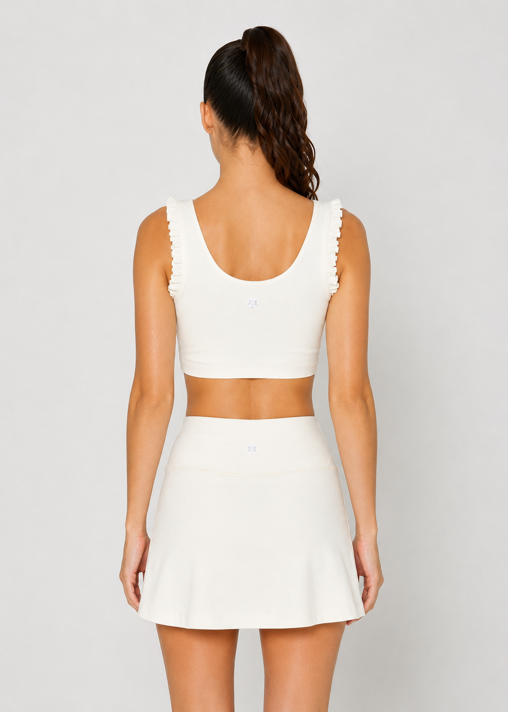 Women's Ruffle Tennis 2-Piece Set Made in USA detail view 5