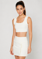 Women's Ruffle Tennis 2-Piece Set Made in USA detail view 3
