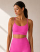 Essential T-Back Sports Bra Made in USA