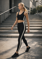 Women's Side Split Crop Top Made in USA detail view 13