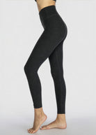Women's High Waisted Yoga Leggings Made in USA back view
