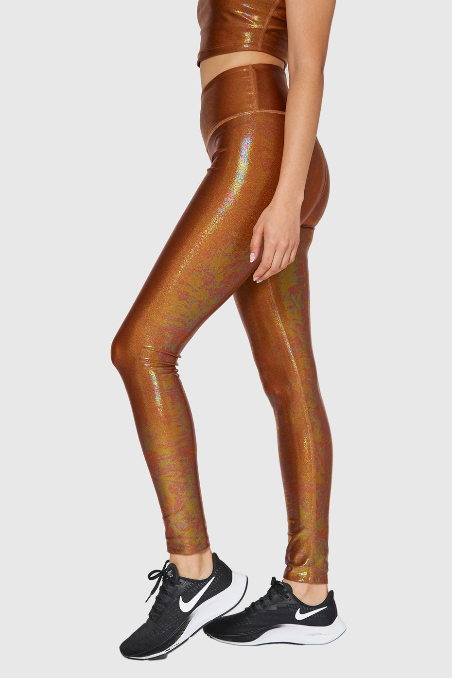 Women's Point Back Leggings Made in USA back view