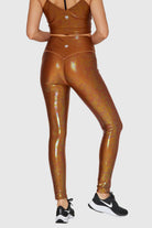 Women's Point Back Leggings Made in USA side view