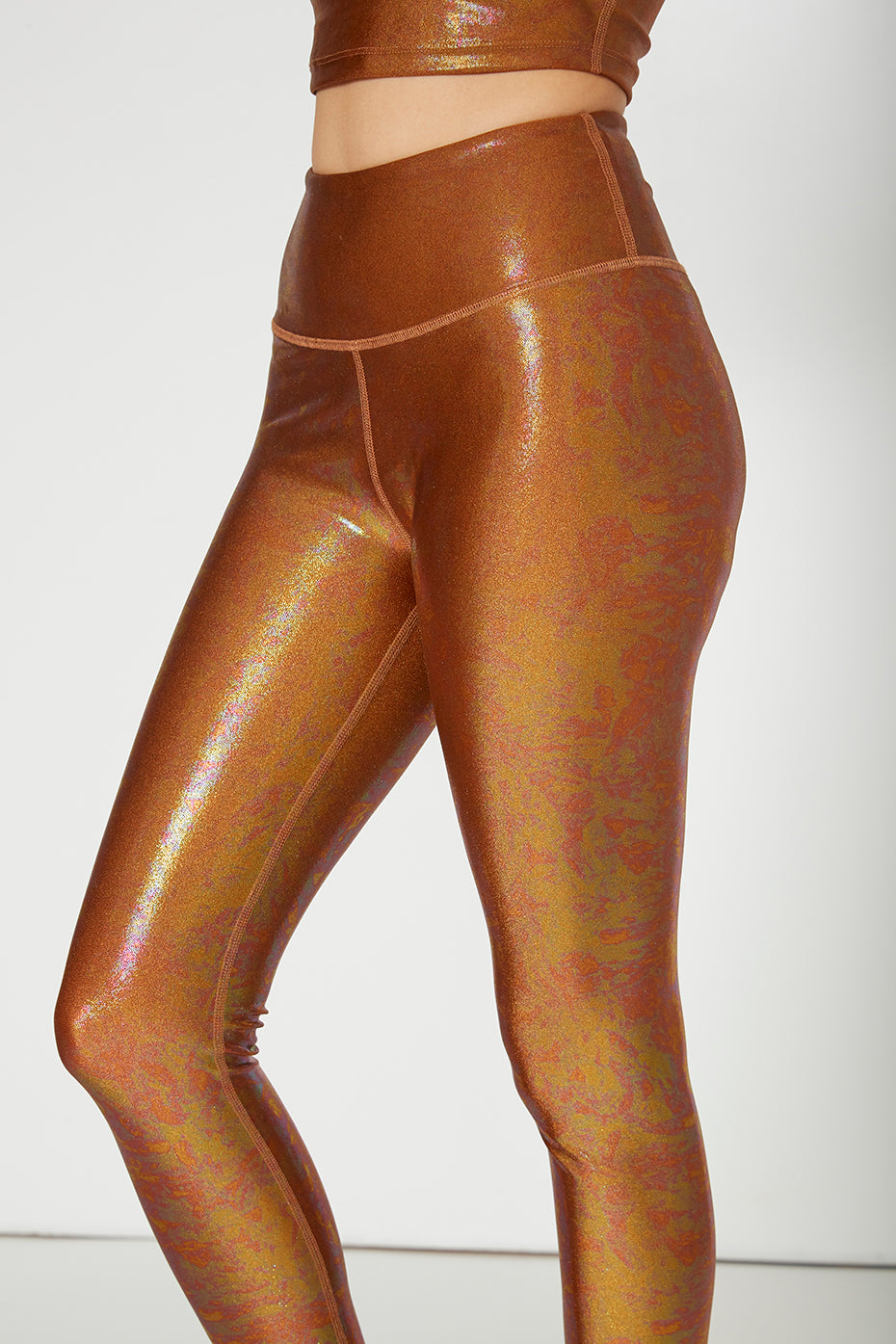 Women's Point Back Leggings Made in USA detail view 1