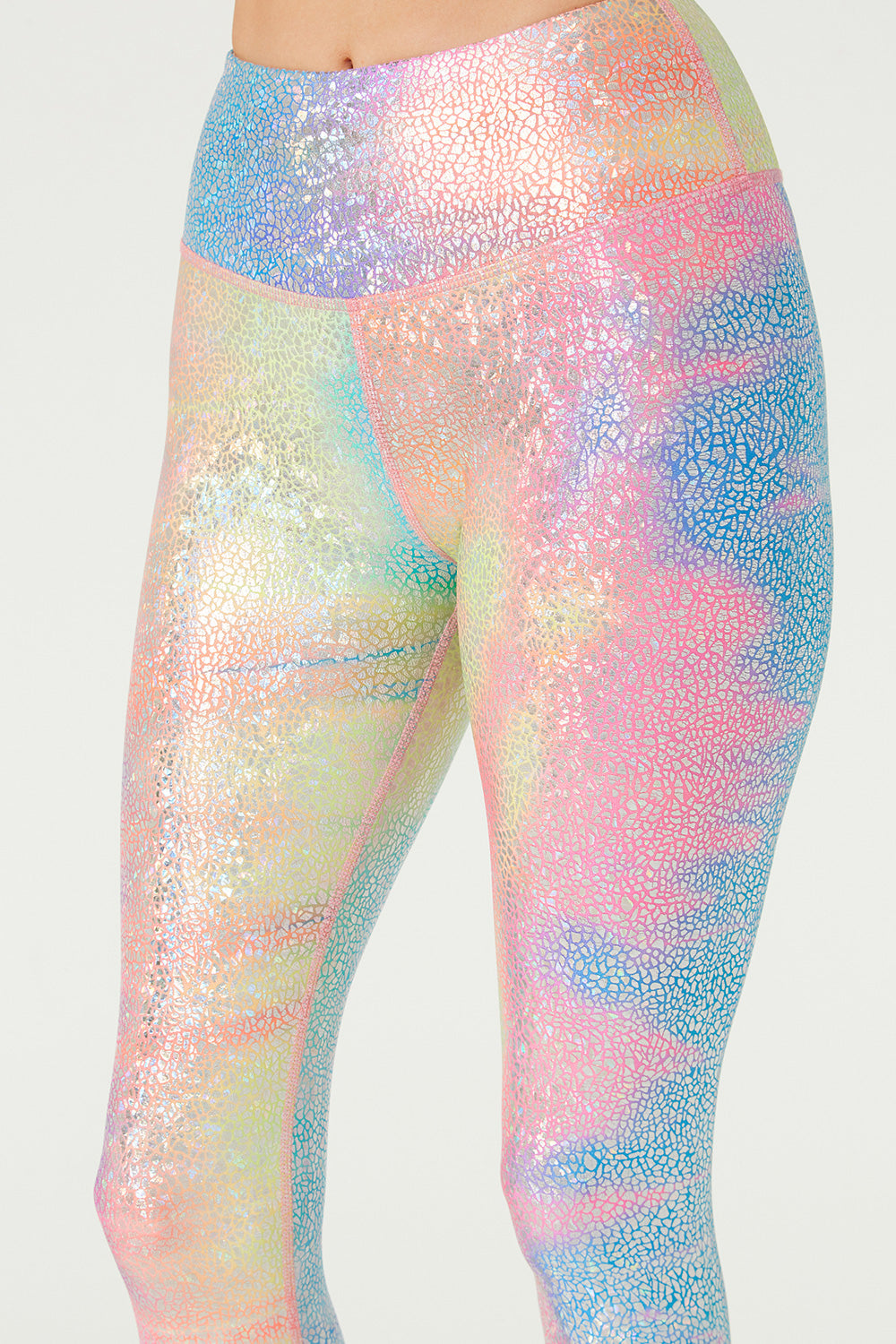 Rainbow Colored Mermaid Leggings