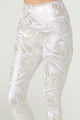 Women's Metallic Marble Leggings Made in USA detail view 5